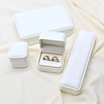 Custom PU Jewelry Boxes with Logo Custom PU Jewelry Boxes with Logo
